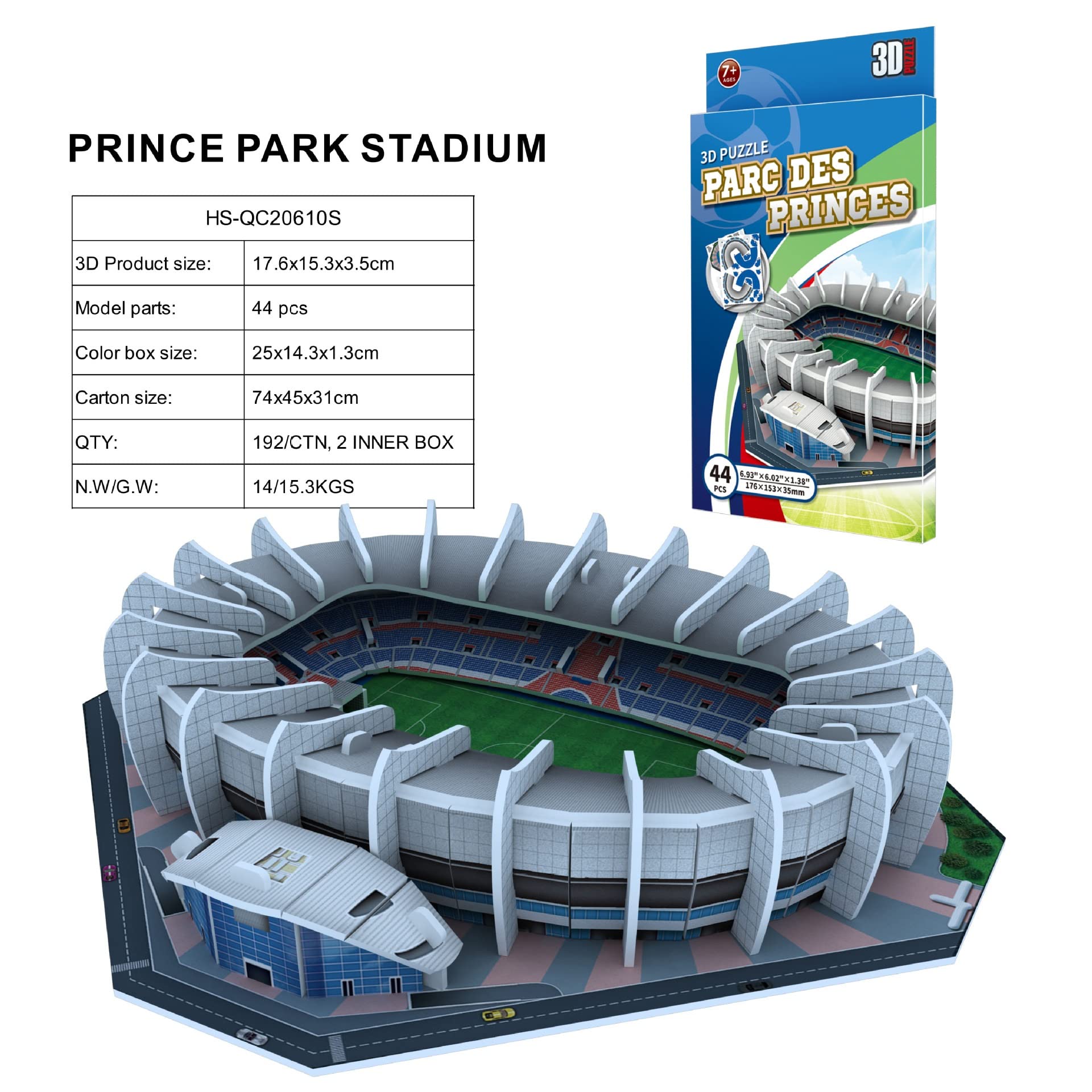 Amazon.co.jp: 3D 組み立て模型 世界のサッカースタジアム ミニ